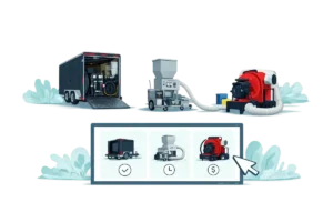 Browse spray foam rigs, blow-in machines, and insulation equipment available for rental in Mississauga and GTA.