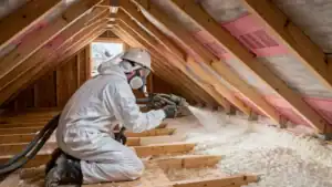 attic ventilation baffles installed in rafters Ontario