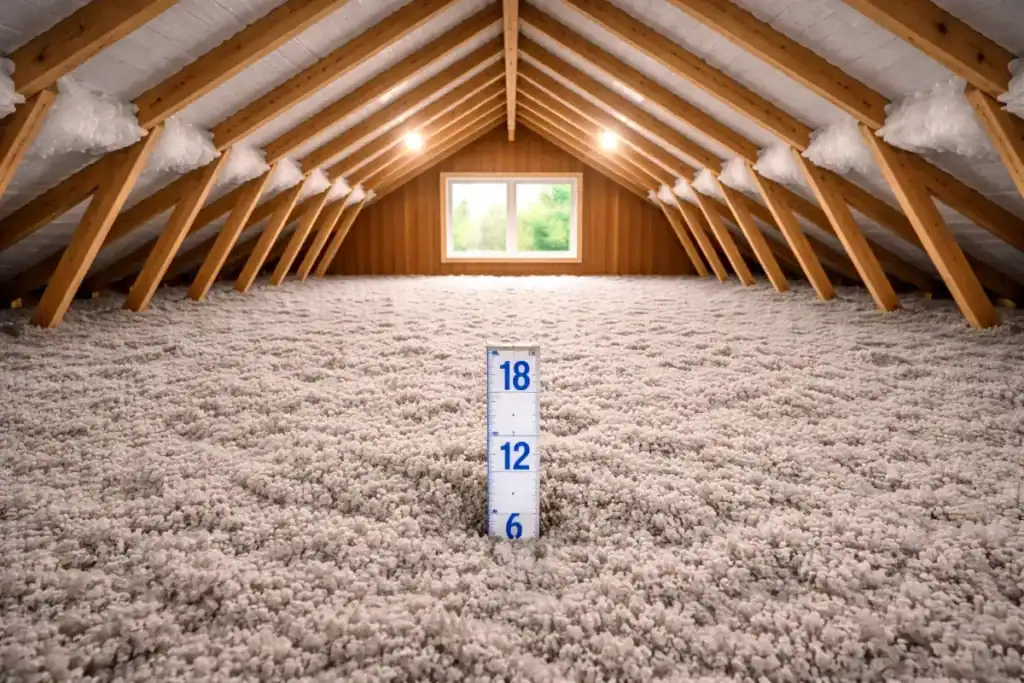energy efficient attic insulation finished Ontario home